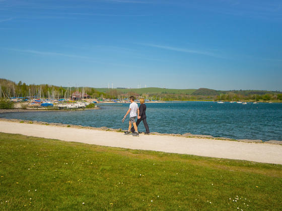 Path along the side of Carsington Water